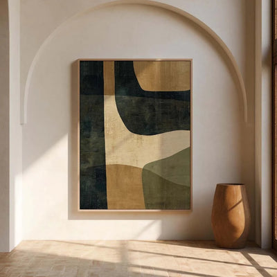 Abstrait Wabi Sabi – Élégance Organique