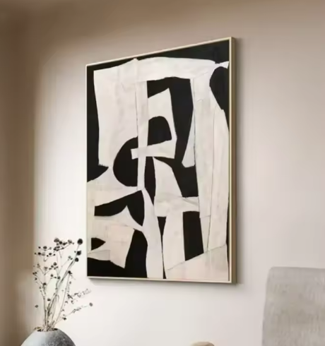 Black and White Abstract