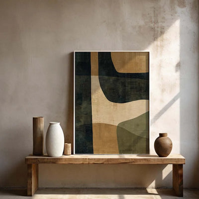Abstrait Wabi Sabi – Élégance Organique