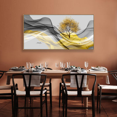 Tableau Abstrait Paysage à l’Encre