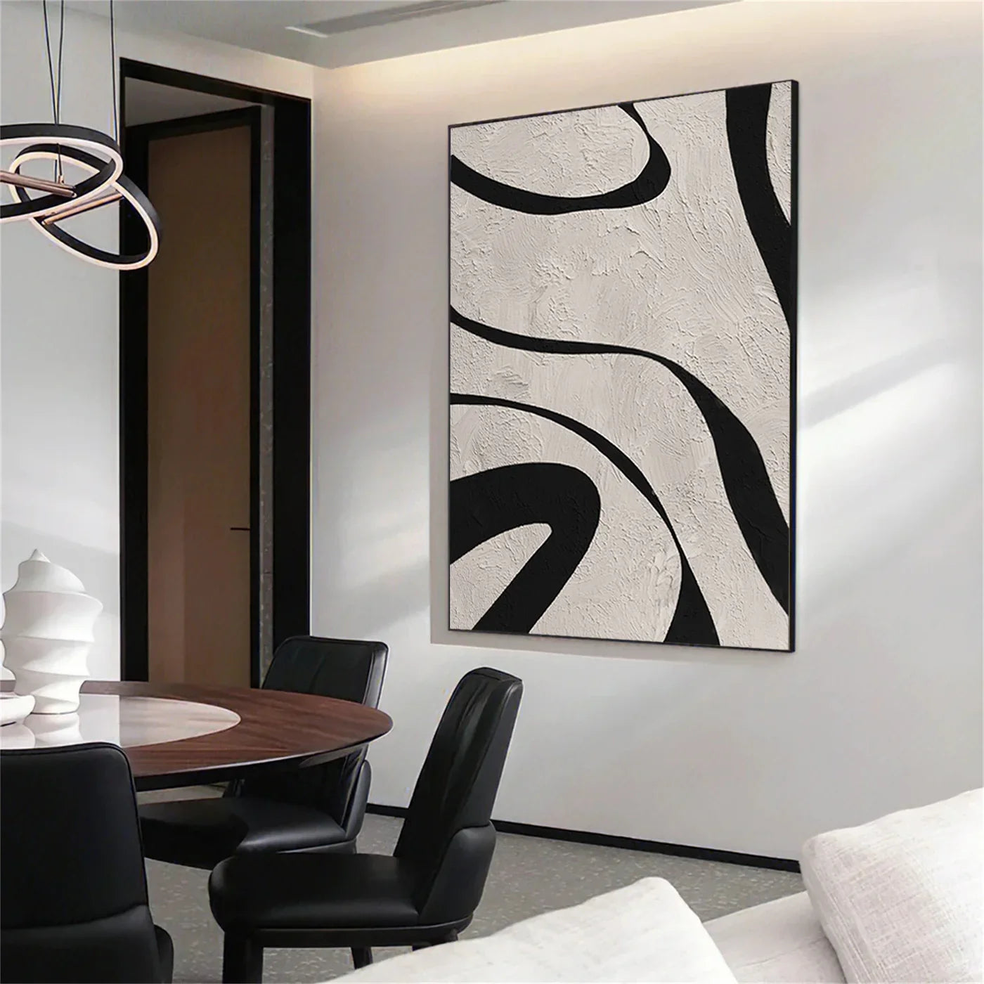 Abstraction Zèbre – Design Moderne et Chic