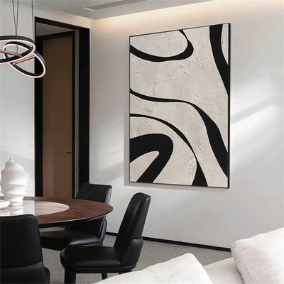 Abstraction Zèbre – Design Moderne et Chic