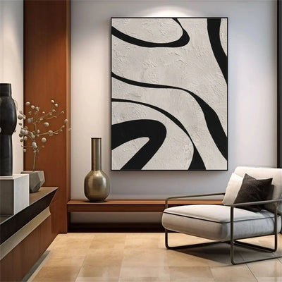 Abstraction Zèbre – Design Moderne et Chic
