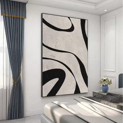 Abstraction Zèbre – Design Moderne et Chic