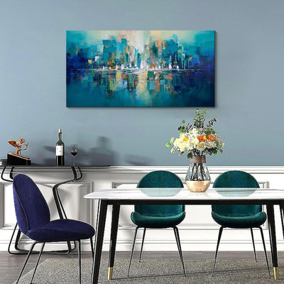 Grande Peinture Murale Colorée
