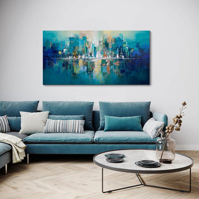 Grande Peinture Murale Colorée