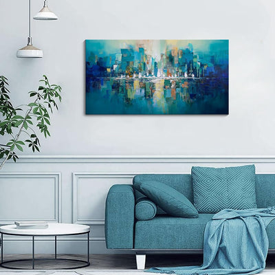Grande Peinture Murale Colorée
