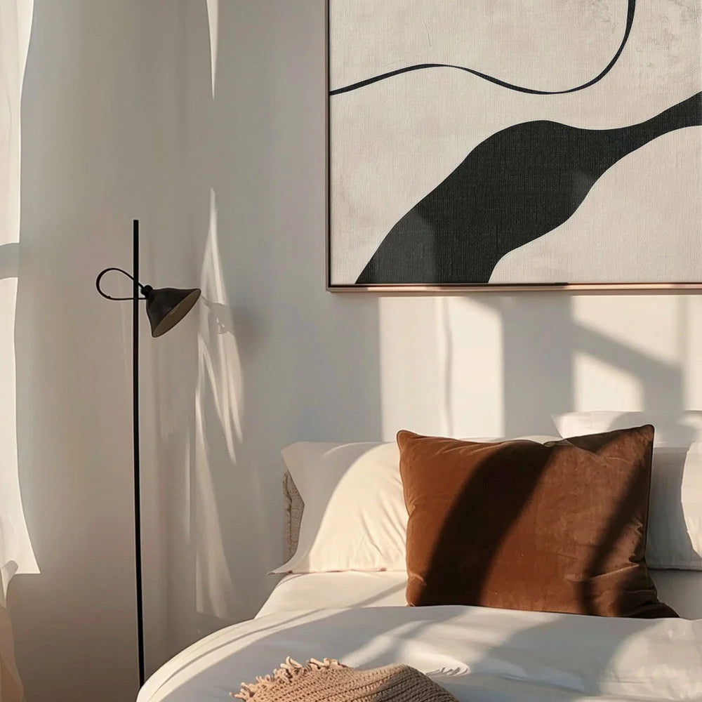 Abstraite Beige Minimaliste