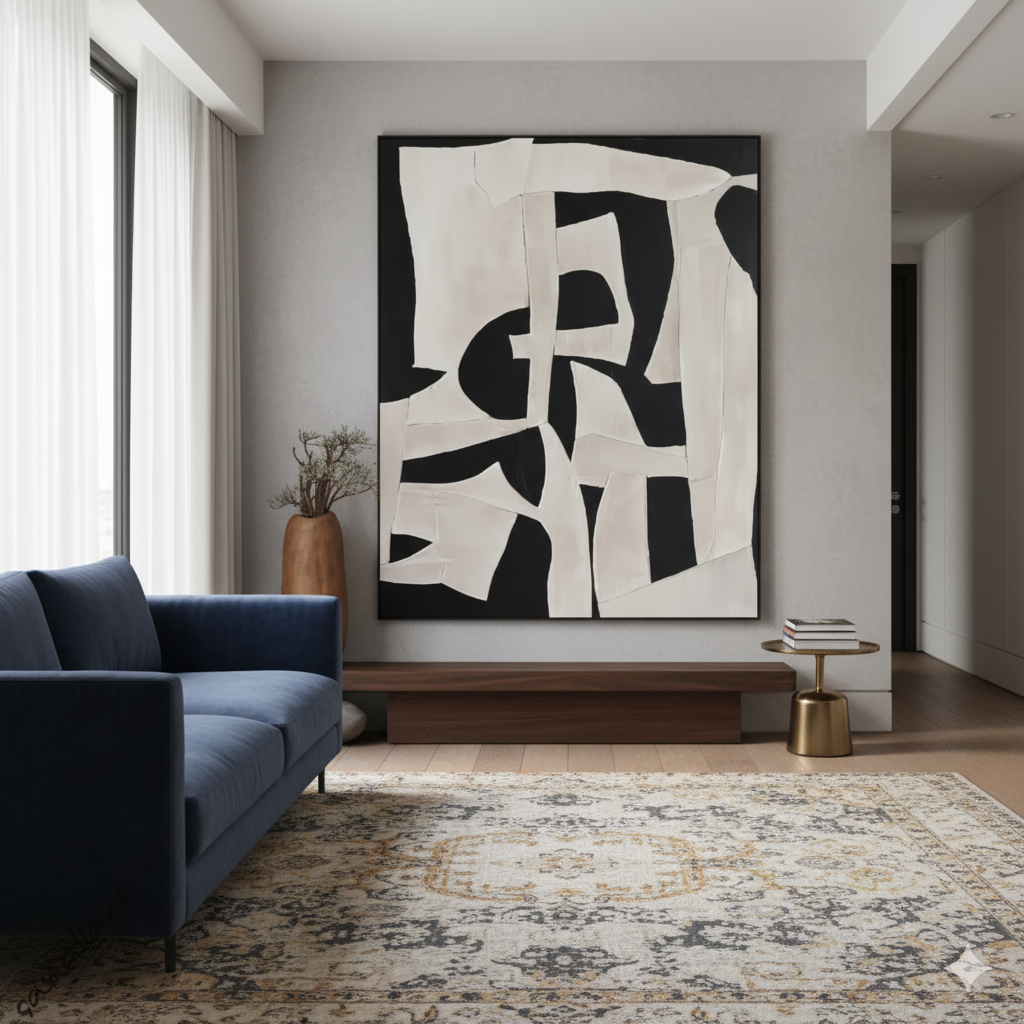 Black and White Abstract
