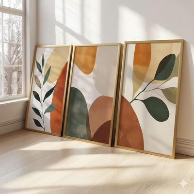 3 Abstract Boho ART