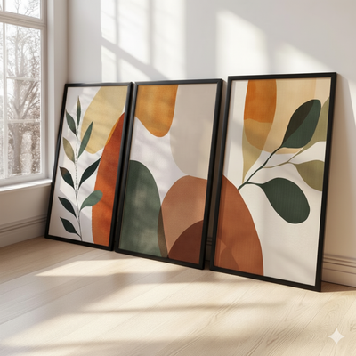 3 Abstract Boho ART