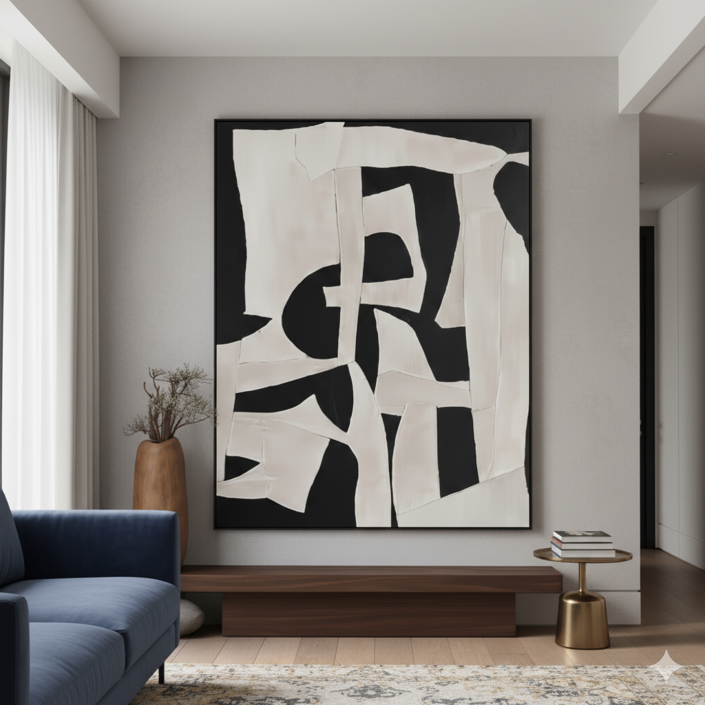 Black and White Abstract