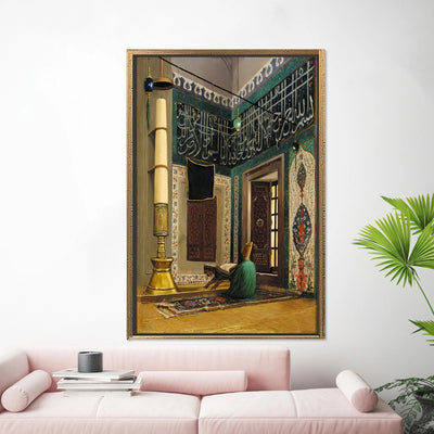 📖 Tableau « L’Homme lisant le Coran » d’Osman Hamdi Bey – Décoration Murale Artistique