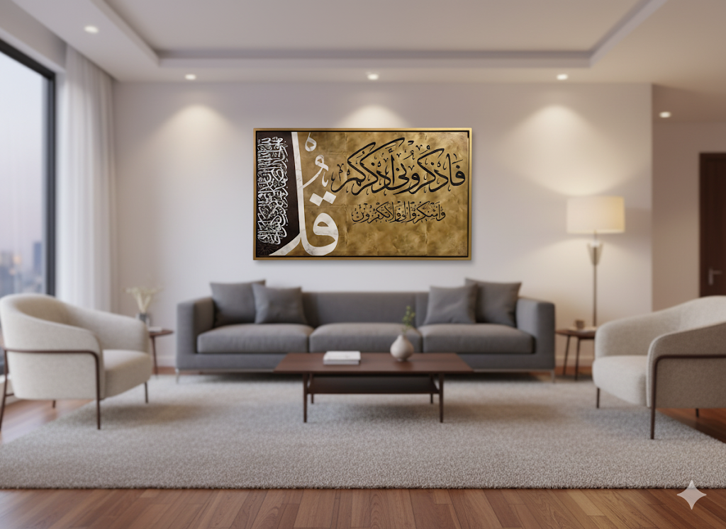 Tableau Calligraphie Islamique – Décoration Murale Moderne